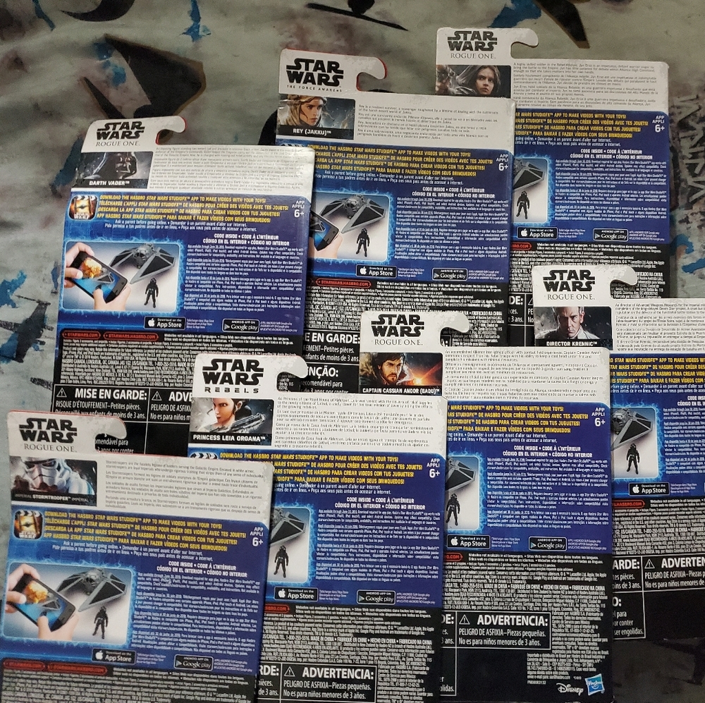 Star wars figures all 8 - Picture 2 of 6